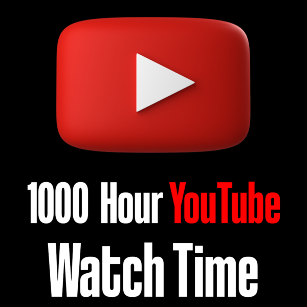 YouTube 1000 Hour watch time guaranteed [ Best for Monetization