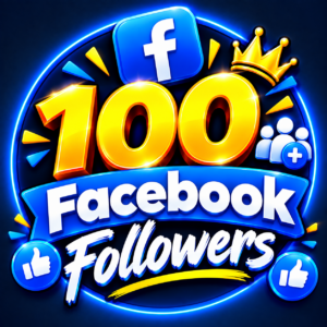 100 Facebook Followers [best for Monetization] non drop